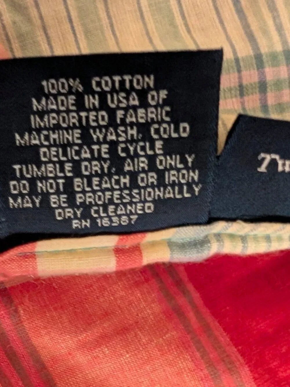 Vintage Ralph Lauren Twin Plaid Comforter 90s Madras